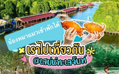 เสน่ห์ทะเลจันท์โฮมสเตย์ มัลดีฟส์ขลุง จันทบุรี ล่องเเพ ชมเหยี่ยว เที่ยวธรรมชาติพร้อมอาหารทะเลไม่อั้น น้องหมาเข้าพักได้