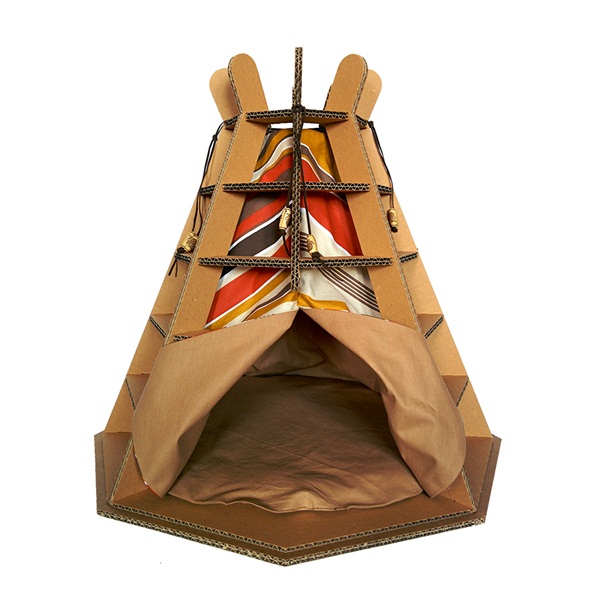 รีไซเคิลกระดาษลังเป็นบ้านแมวเก๋ ๆ ลองทำกันไหม