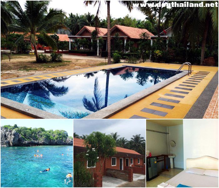 บ้านสินธารา รีสอร์ท Sintara Resort  บางสะพาน สุนัขเข้าพักได้ พร้อมบริการนำเที่ยวเกาะทะลุ