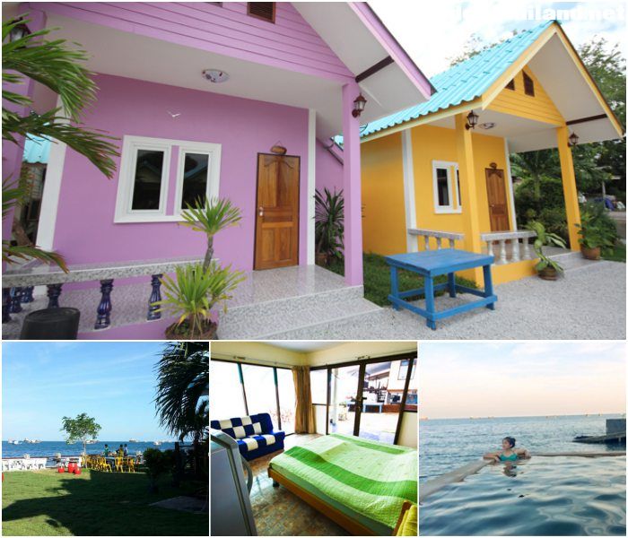 ธิดาทิพย์ รีสอร์ท (Thidatip Resort) บ้านพัก ตากอากาศ ริมทะเล แสมสาร สัตหีบ สุนัขเข้าพักได้