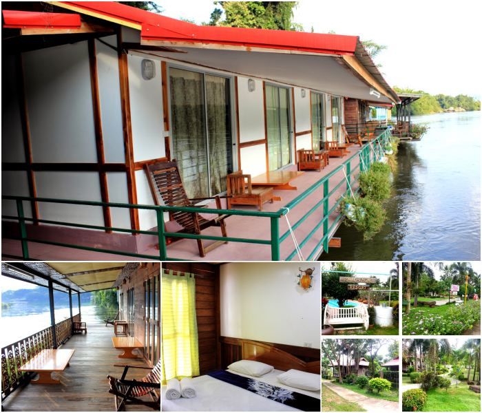 เขาโทน ริเวอร์วิว รีสอร์ท (Khaothone River View Resort) ไทรโยค กาญจนบุรี แพริมน้ำ สุนัขพักได้
