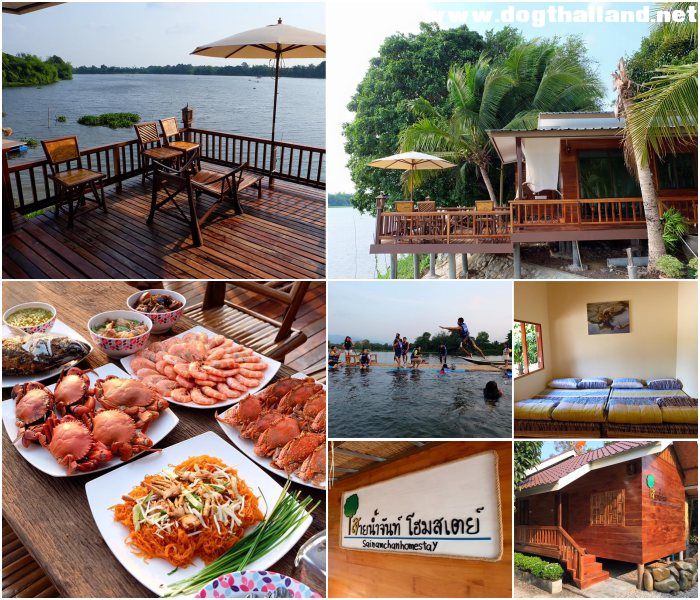 สายน้ำจันท์ โฮมสเตย์ จันทบุรี สุนัขเข้าพักได้ ฟรี ติดริมน้ำ