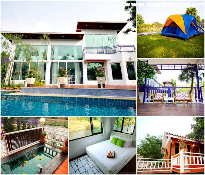 เดอะชิล รีสอร์ท นครนายก (The Chill Resort at Nakornnayok) สุนัขพักได้ ติดแม่น้ำ นครนายก