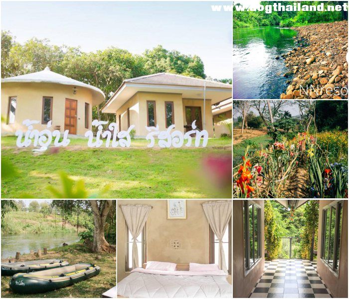 น้ำอุ่น น้ำใส รีสอร์ท Namoon Namsai Resort สุนัขพักได้ฟรี ติดริมน้ำ แก่งกระจาน เพชบุรี