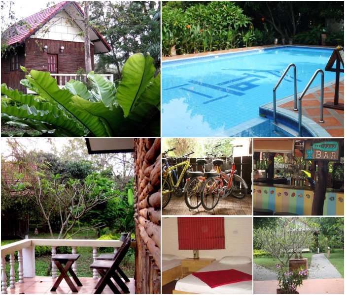 ชะอำ เพชรบุรี "ไทยแบมบู เกสท์เฮาส์ " สุนัขพักได้ ห่างจากชายหาดชะอำ7 กม.