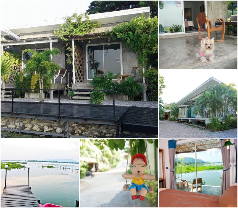 อัปเดต 2569! ที่พักแพริมน้ำเขื่อนศรีนครินทร์ (หมาใหญ่พักได้) | ที่สุดของ Pet Friendly กาญจนบุรี