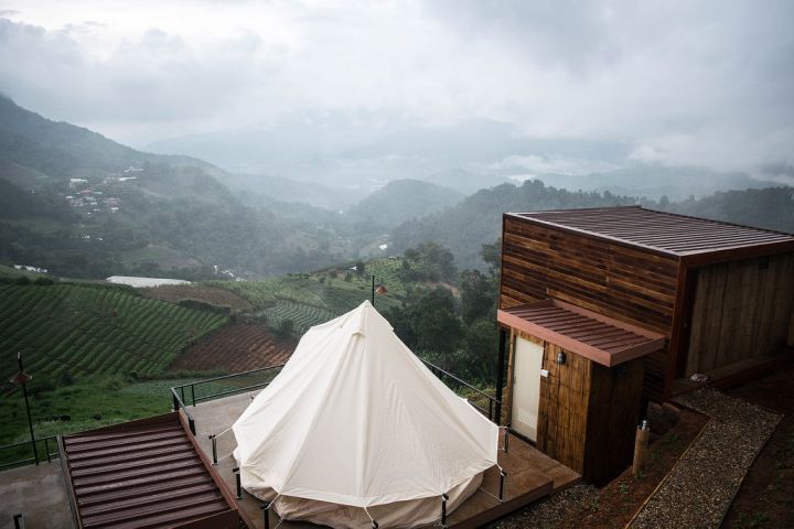 ภูดอย โฮมสเตย์ ที่พักม่อนแจ่ม หมาพักได้ พาหมาแมวเที่ยวเชียงใหม่ วิวดอย ชมสายหมอกยามเช้าบนภูดอย