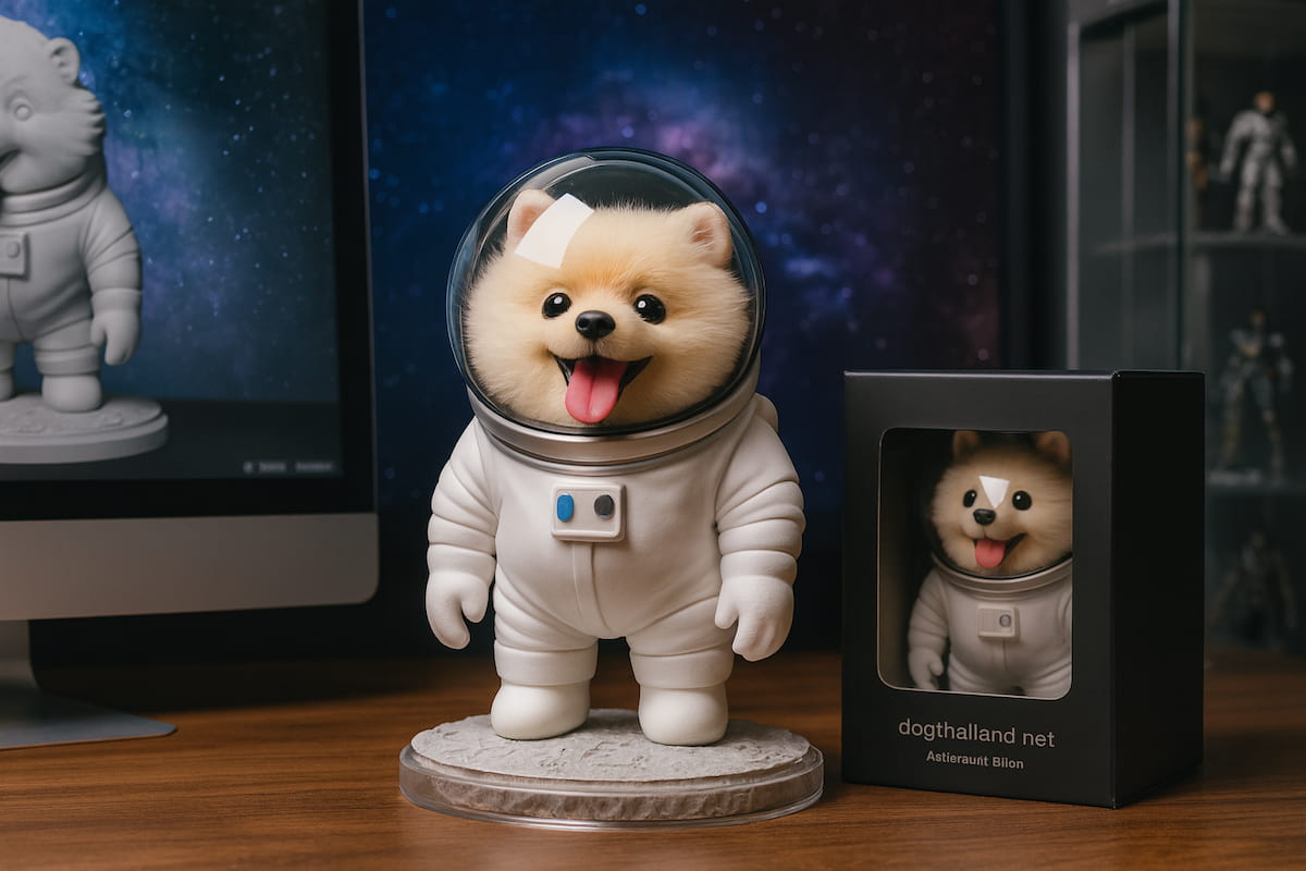 วิธีทำ Art Toy Figure น้องหมา–น้องแมว–คน ด้วย Prompt ChatGPT