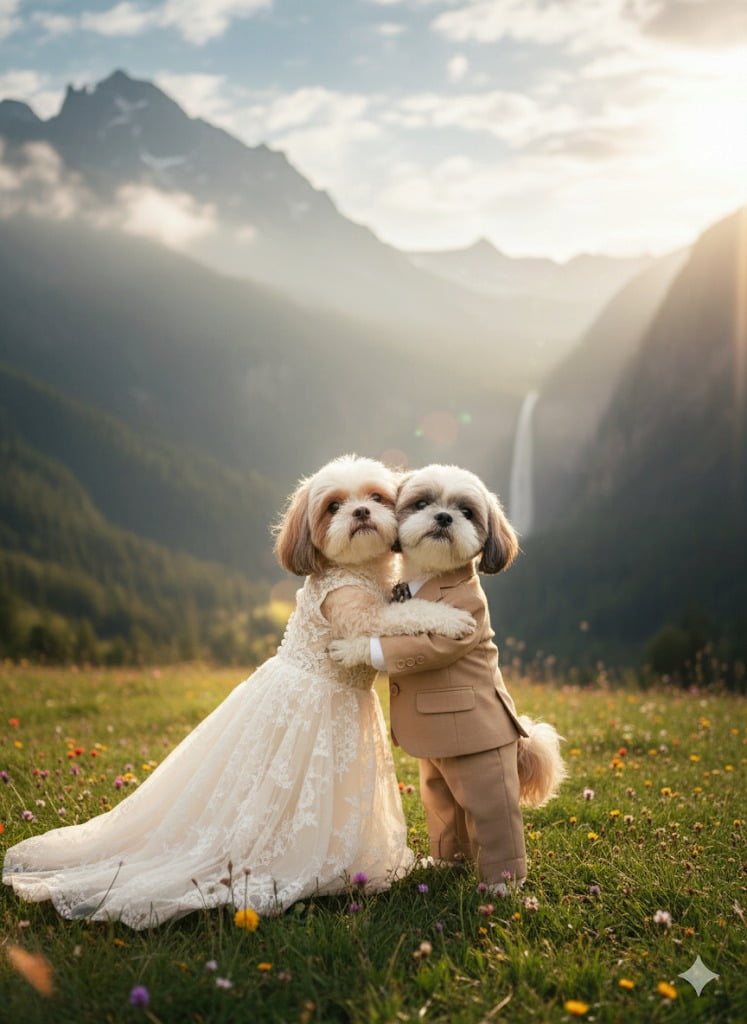 prompt gemini สร้างภาพ แต่งงาน คมชัด