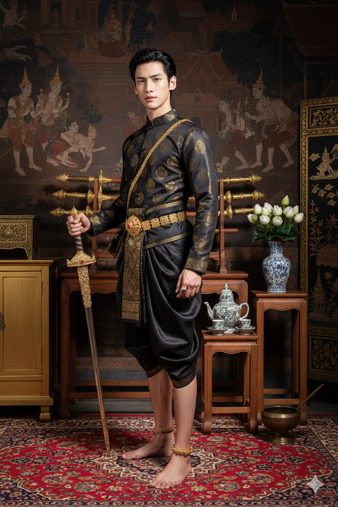 เทคนิคสุดปัง! เขียน Prompt Gemini สร้างภาพชุดแต่งงานชายไทย 8K สไตล์หรู