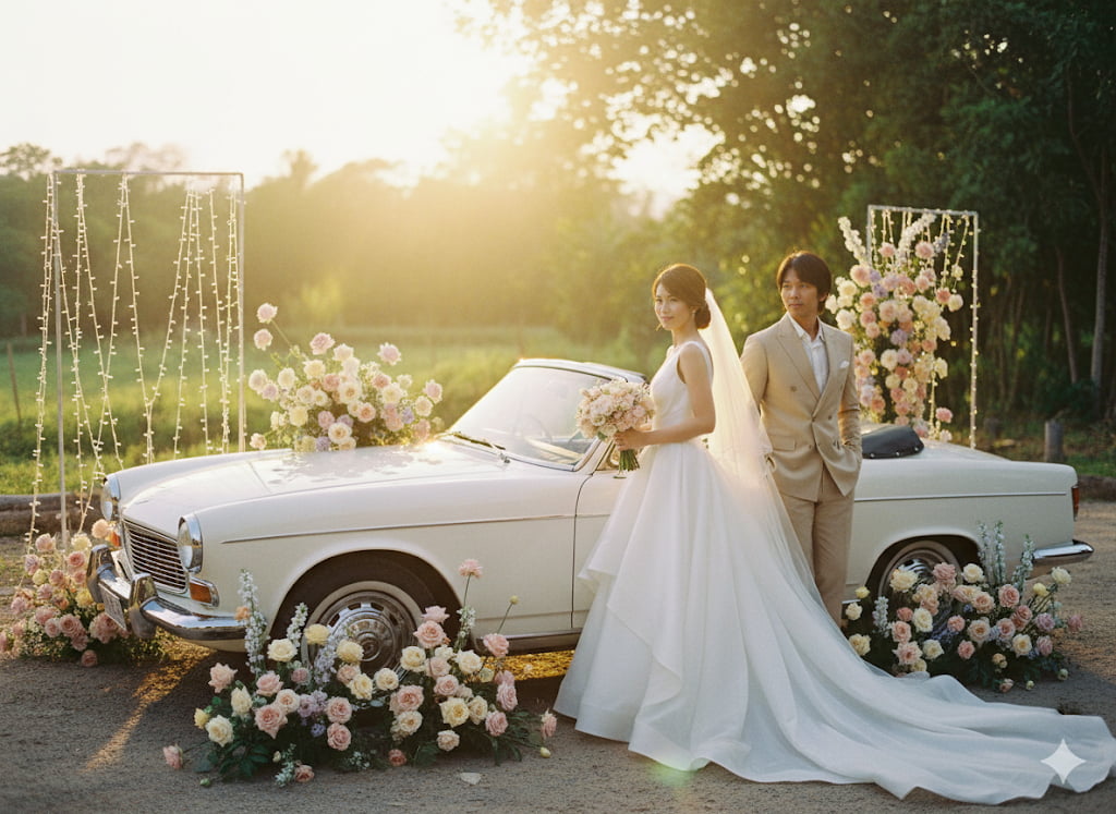 prompt gemini สร้างภาพ แต่งงาน คมชัดระดับ 8k