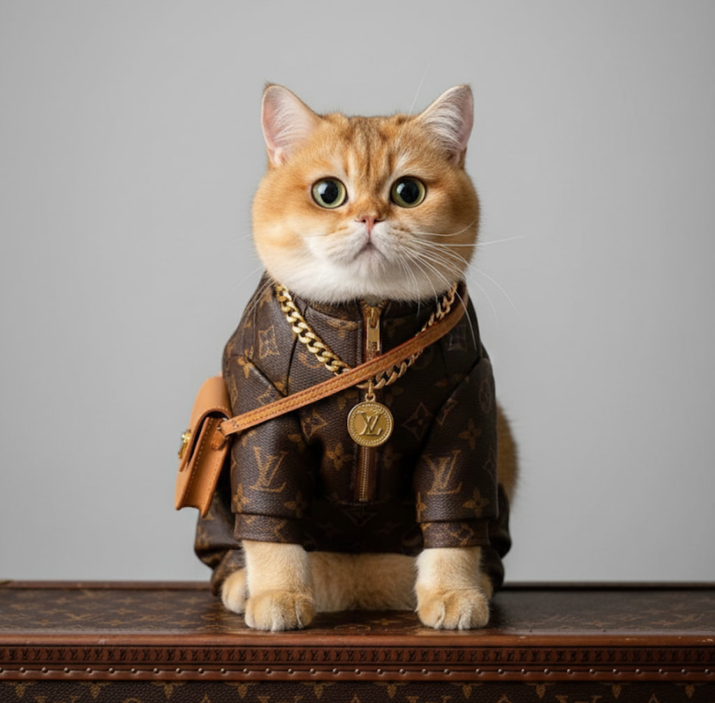 แจก Prompt gemini ภาพเท่ห์ๆ ใส่ชุด LOUIS VUITTON หลุยส์ วิตตอง และ แฟชั่นสุดชิค คมชัด 8k