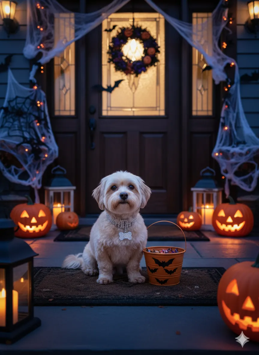 รวม Prompt ฮาโลวีนให้น้องหมาน้องแมว! ?? แต่งผี & กิจกรรมสุดสปุกกี้