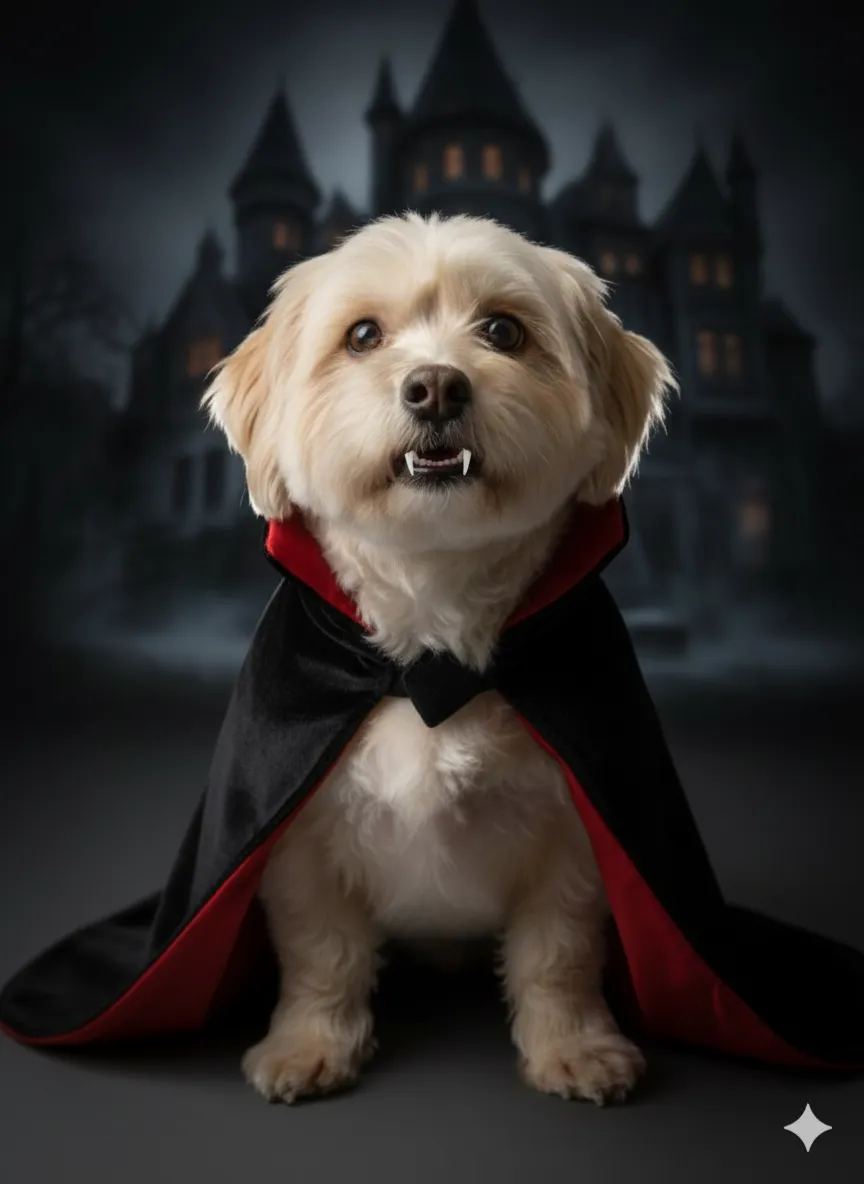 รวม Prompt ฮาโลวีนให้น้องหมาน้องแมว! ?? แต่งผี & กิจกรรมสุดสปุกกี้