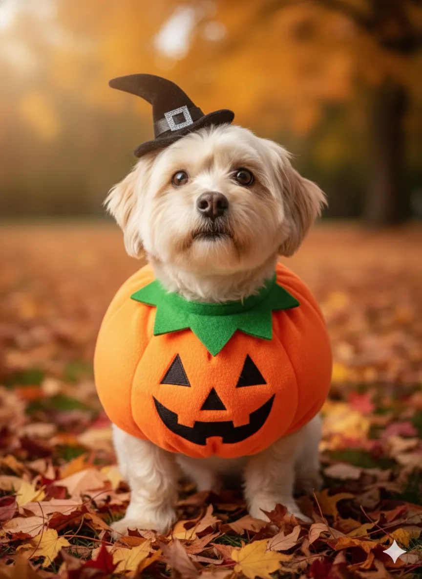 รวม Prompt ฮาโลวีนให้น้องหมาน้องแมว! ?? แต่งผี & กิจกรรมสุดสปุกกี้