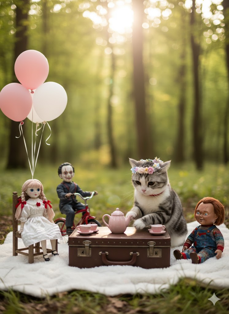 แจก Prompt AI halloween สร้างภาพหมาแมวในชุดฮาโลวีนน่ารักและหลอน (ฟรี!)