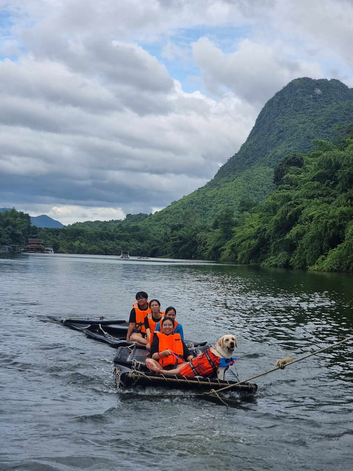 Pet friendly ที่พักกาญจนบุรี Tiger House River Kwai ใกล้ น้ำตกเอราวัณ