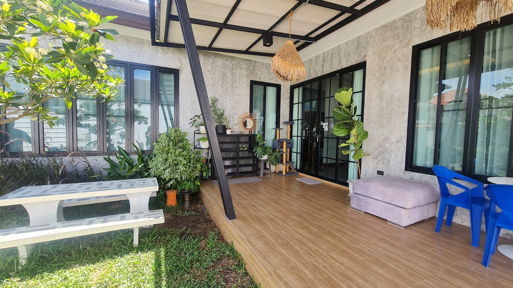 ที่พักขอนแก่น Pet Friendly พูลวิลล่า  Safe Zone House (บ้านเซฟโซน) บ้านเป็นหลัง ใกล้ตัวเมือง