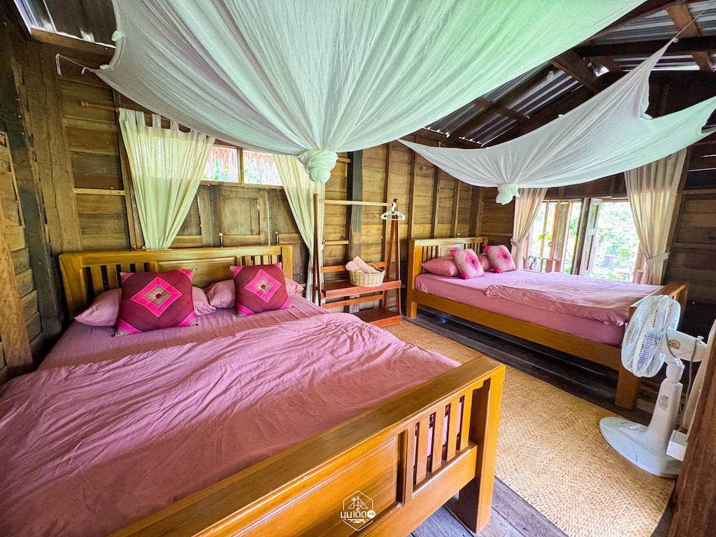 บ้านปันสุข สะปัน น่าน หมาแมวพักได้ วิวหลักล้าน | Pet Friendly หมาใหญ่พักได้ (โฮมสเตย์)