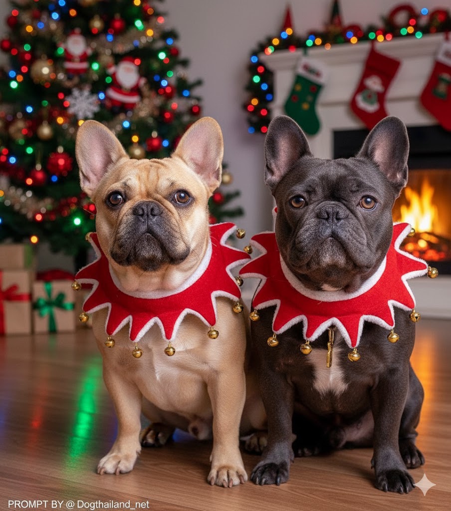 Prompt AI คริสต์มาส 2025: ฟรี! ทำภาพหมาแมว สัตว์เลี้ยง ในชุดเอลฟ์/ซานต้า 8K