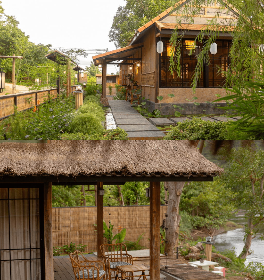 25 ที่พักสัตว์เลี้ยงพักได้ กาญจนบุรี 2569 หมาใหญ่ก็พักได้ นอนแพ ริมน้ำ วิวเขื่อน