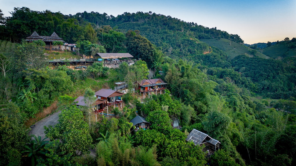 รีวิว Flower Hill 180 เชียงราย (Pet Friendly) บ้านไม้บนเขา วิวหลักล้าน หมาพักได้ ใกล้สิงห์ปาร์ค