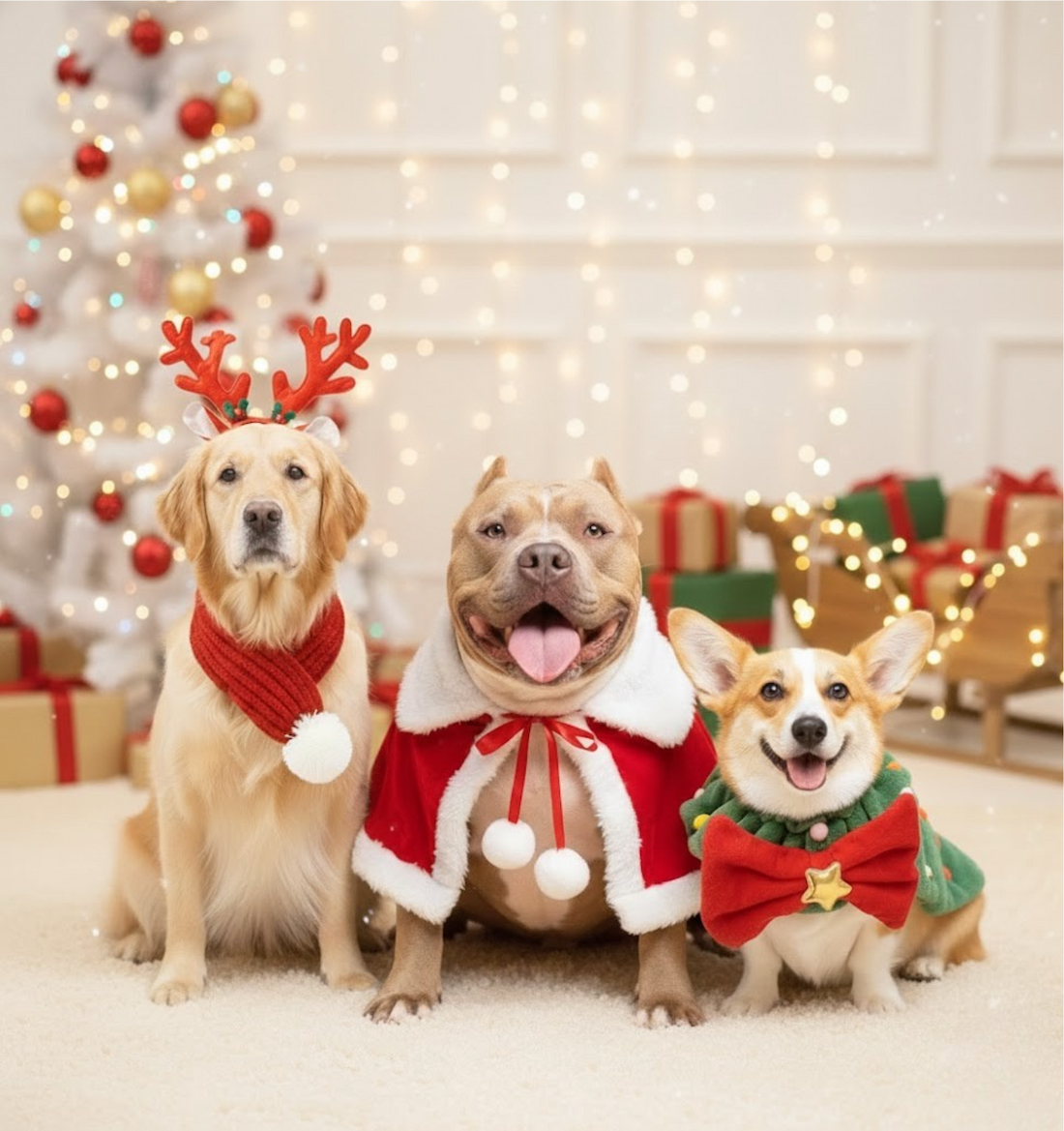 ชุดคริสต์มาสสุนัข หมาใหญ่ แมว 2025 (พร้อมส่ง) Dog Christmas Costume ไซส์ S-8XL