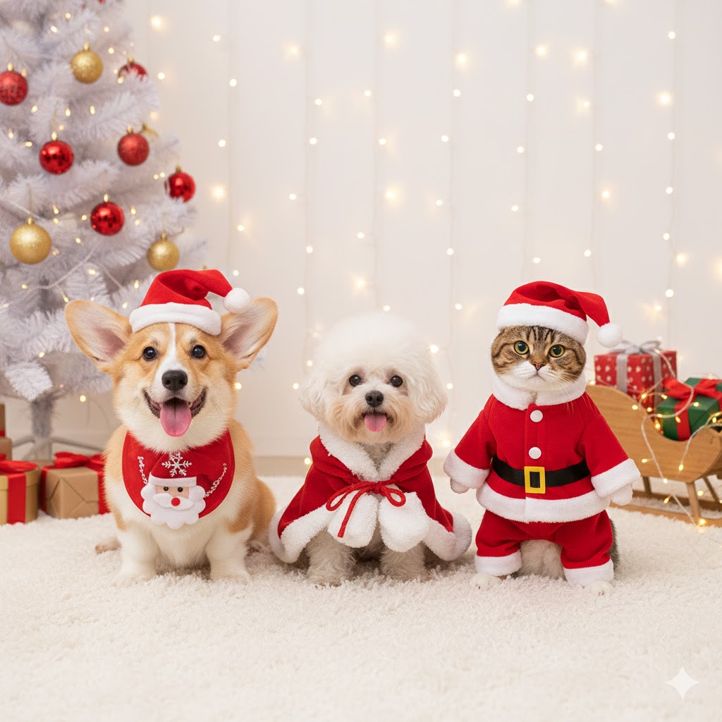 ชุดคริสต์มาสสุนัข หมาใหญ่ แมว 2025 (พร้อมส่ง) Dog Christmas Costume ไซส์ S-8XL