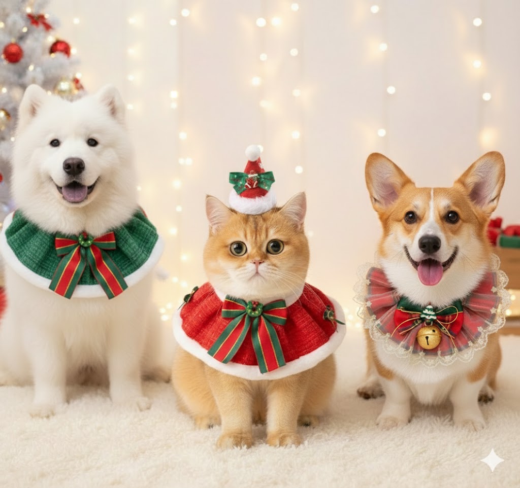 ชุดคริสต์มาสสุนัข หมาใหญ่ แมว 2025 (พร้อมส่ง) Dog Christmas Costume ไซส์ S-8XL