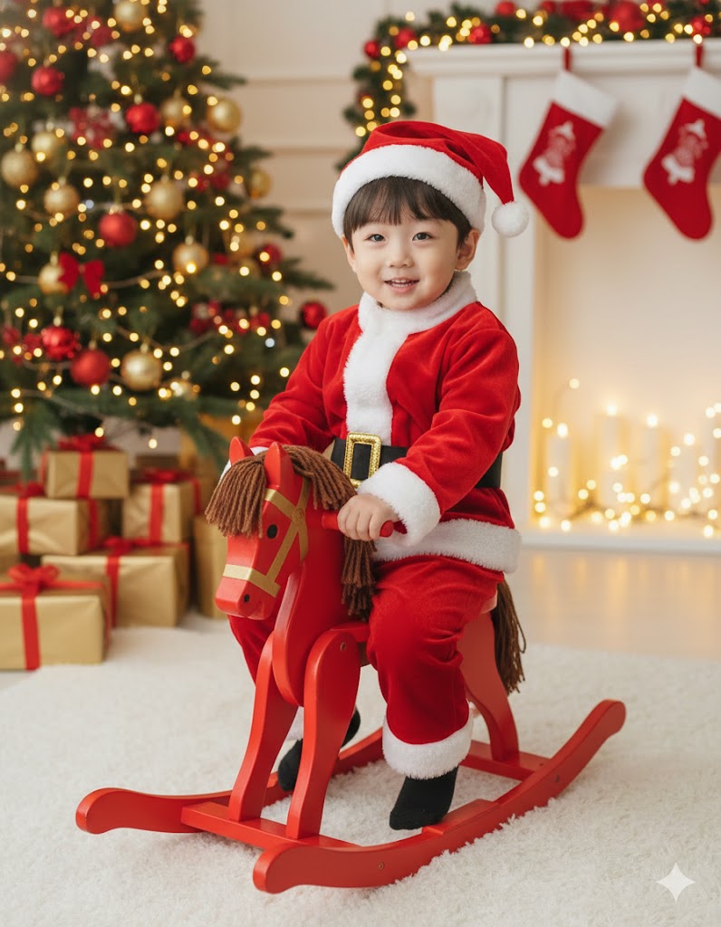 Prompt AI Portrait คริสต์มาส | แปลงร่างเป็นซานต้า/แฟนซี ด้วยรูปถ่ายอ้างอิง 100%