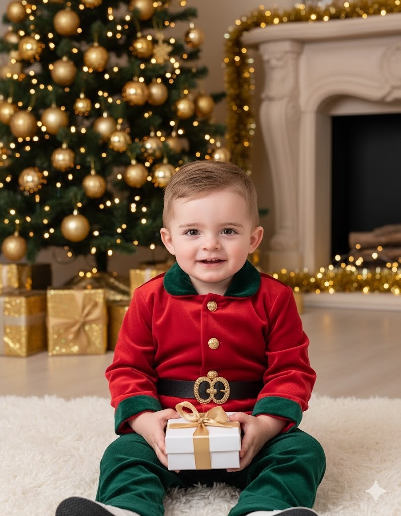 Prompt AI Portrait คริสต์มาส | แปลงร่างเป็นซานต้า/แฟนซี ด้วยรูปถ่ายอ้างอิง 100%