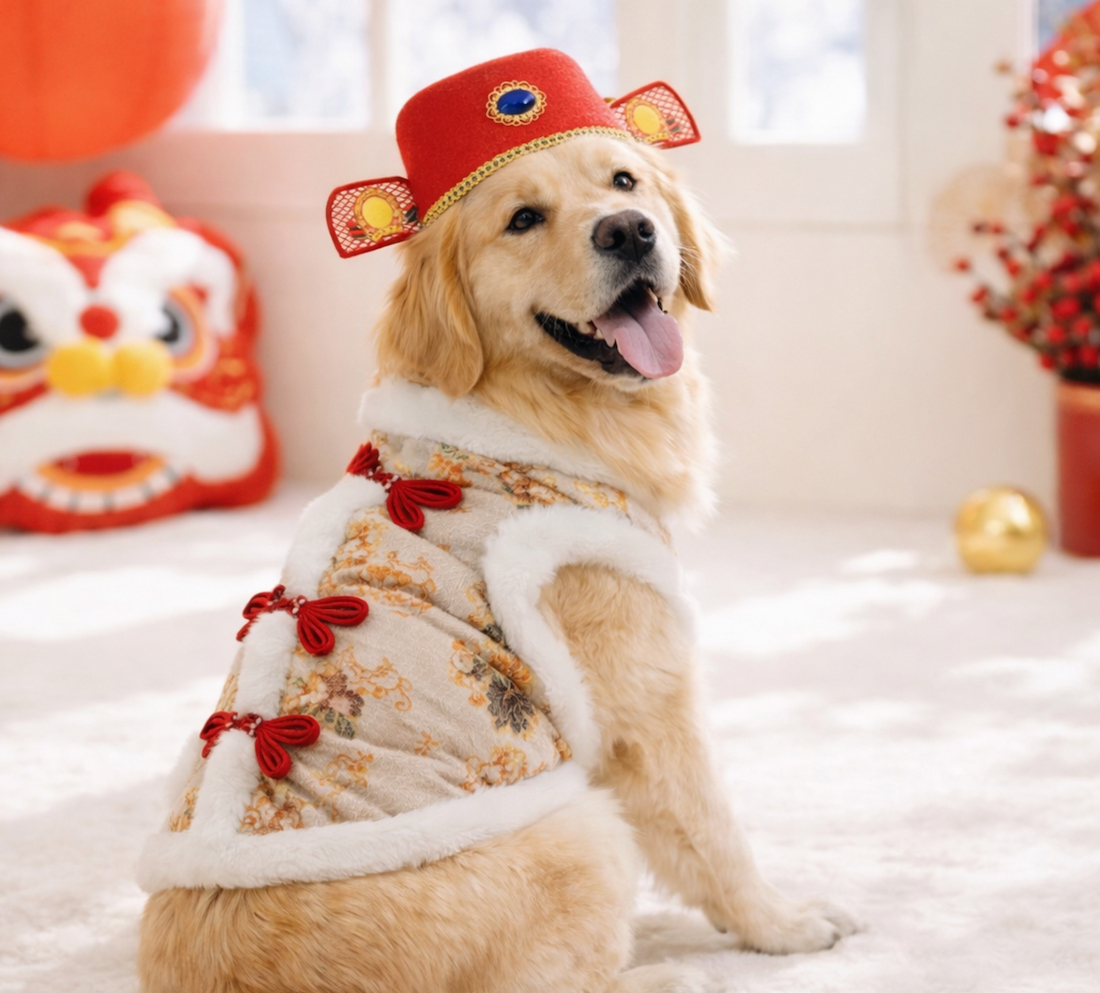 อัปเดตเทรนด์ 2026! ชุดจีนหมาแมวสุดน่ารัก ชุดตรุษจีนหมาใหญ่ มีไซส์ครบตั้งแต่น้องแมวจนถึงหมาใหญ่