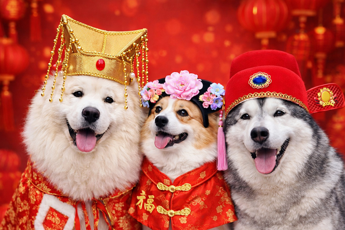 อัปเดตเทรนด์ 2026! ชุดจีนหมาแมวสุดน่ารัก ชุดตรุษจีนหมาใหญ่ มีไซส์ครบตั้งแต่น้องแมวจนถึงหมาใหญ่