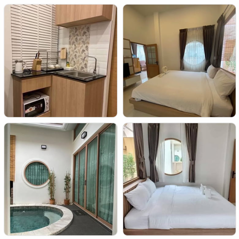 ที่พักบางแสน หมาพักได้ pet friendly