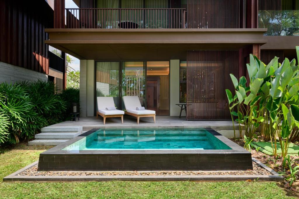 5 ที่พักพูลวิลล่า สัตหีบ แสมสาร หมาพักได้ ติดทะเล