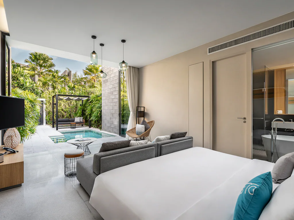 5 ที่พักพูลวิลล่า สัตหีบ แสมสาร หมาพักได้ ติดทะเล