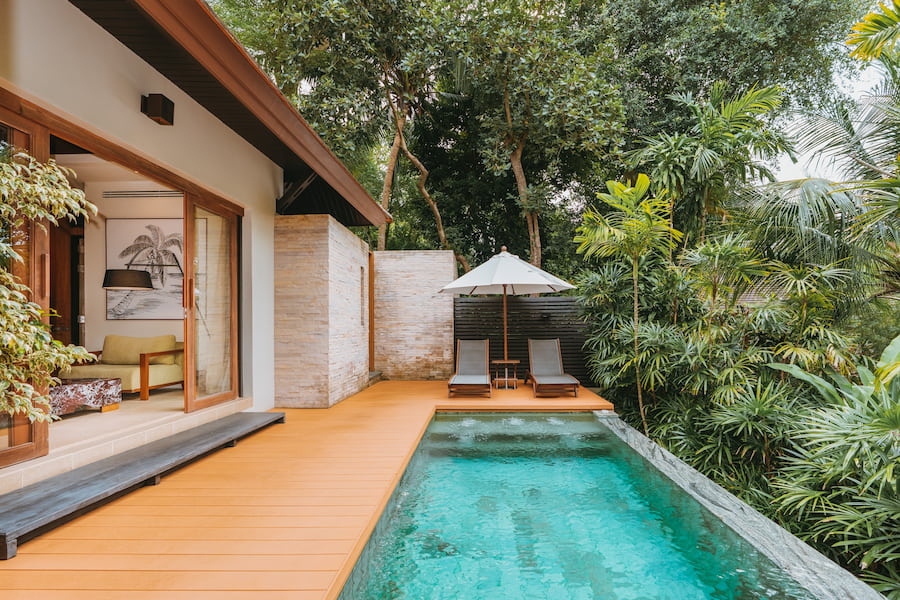 5 ที่พักพูลวิลล่า สัตหีบ แสมสาร หมาพักได้ ติดทะเล วิวสวย ใกล้เกาะแสมสาร