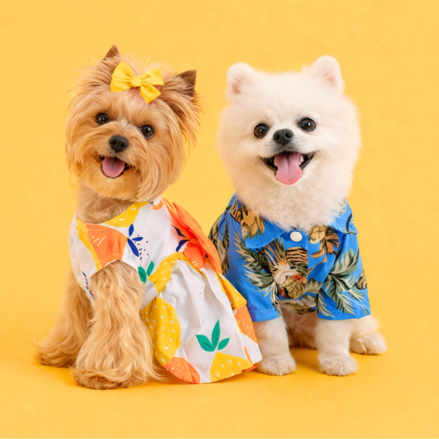 เสื้อสงกรานต์หมา 2026 รวมเสื้อหมาแมวลายดอก ฮาวายสุดน่ารัก ใส่ได้ทั้งหมาเล็กและหมาใหญ่