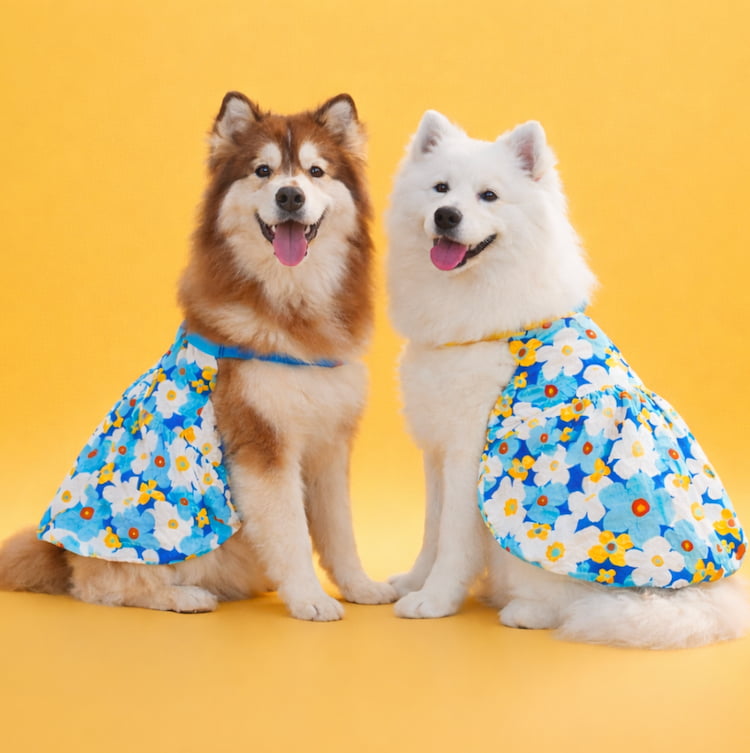รวมเสื้อหมาแมวลายดอก ฮาวายสุดน่ารัก ใส่ได้ทั้งหมาเล็กและหมาใหญ่