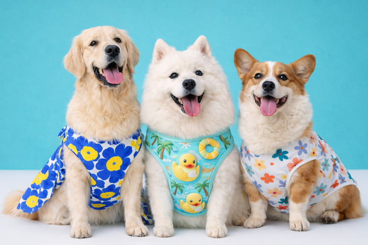 เสื้อหมา เสื้อแมว เสื้อสงกรานต์หมา เสื้อหมาฮาวาย ลาย ...