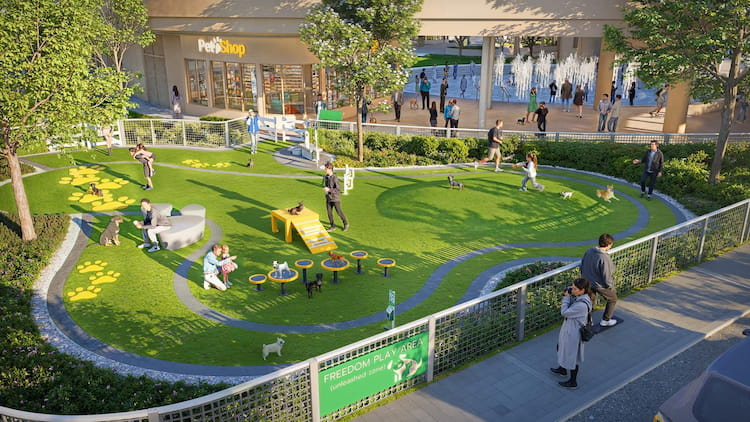 Pet Playground Future Park Rangsit โซนหมาวิ่งเล่น