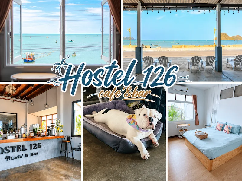 Hostel-126-cafe-bar-ประจวบคีรีขันธ์-หมาพักได้.webp