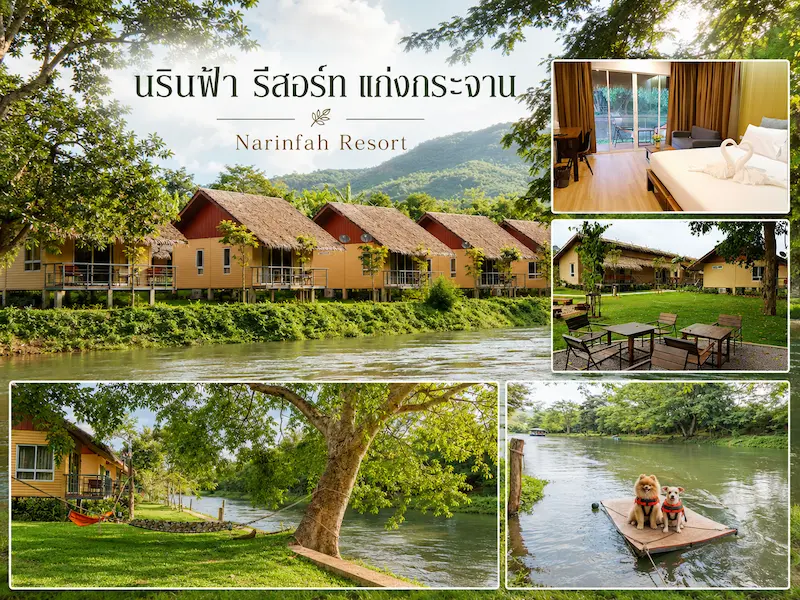 ที่พักแก่งกระจาน สุนัขพักได้ วิวแม่น้ำสวย ๆ ปี2569 | หมาเล็กหมาใหญ่ก็มาได้