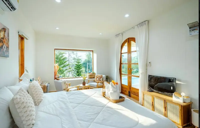 The Mountain View by Triple-T สวนผึ้ง ที่พักหมาพักได้ พูลวิลล่าวิวภูเขา รับหมาใหญ่พักได้