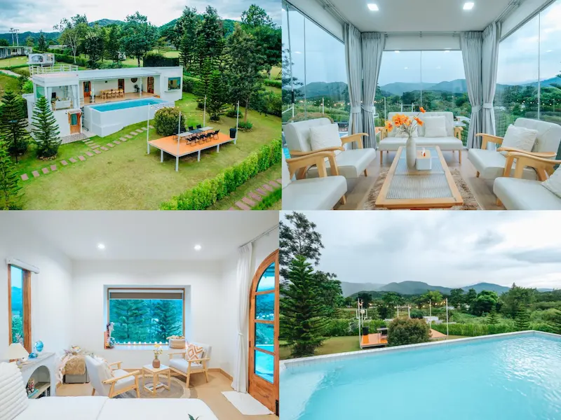 The Mountain View by Triple-T สวนผึ้ง ที่พักหมาพักได้ พูลวิลล่าวิวภูเขา รับหมาใหญ่พักได้