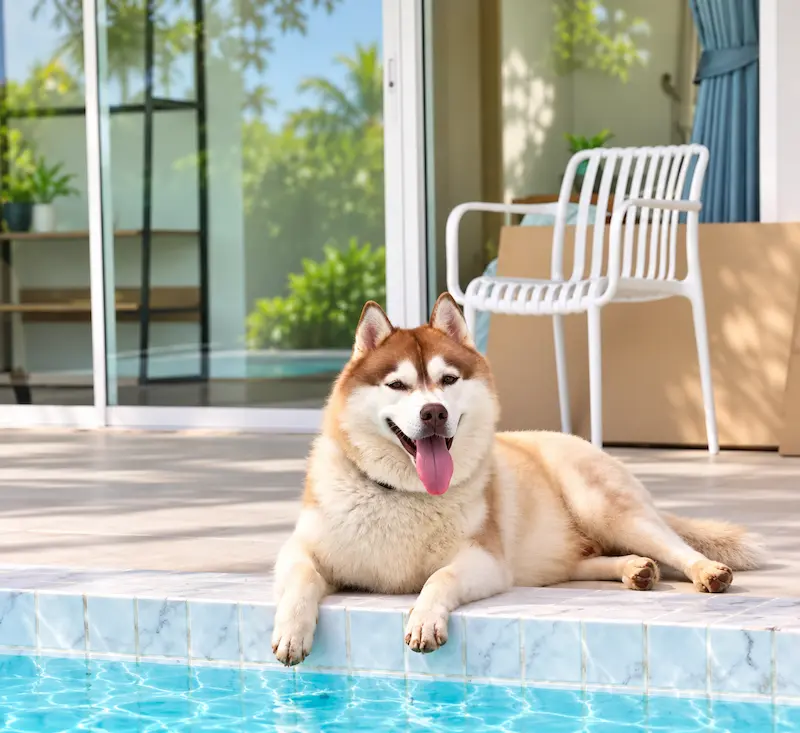 พูลวิลล่าเขาใหญ่ หมาใหญ่พักได้ ลงสระได้ หมาพักฟรี Woofhowl Pool Villa Khaoyai