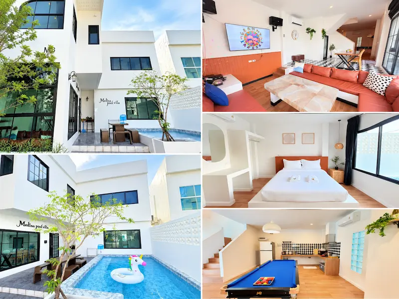 14 พูลวิลล่าบางแสน Pet Friendly หมาใหญ่พักได้จริง ติดทะเล อัปเดต 2569