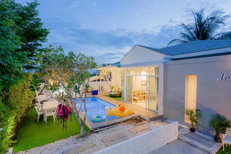 13 พูลวิลล่าชะอำ Pet Friendly หมาใหญ่พักได้ บ้านมีสระส่วนตัว ใกล้ทะเล อัปเดต 2569