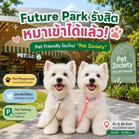 ห้างหมาเข้าได้ ทั่วไทย 2569 รวม Pet Friendly Mall 