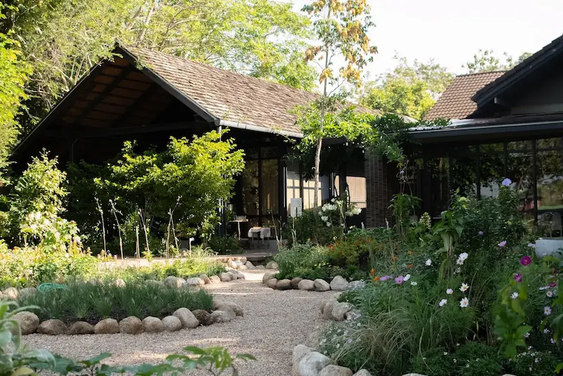 5 คาเฟ่อัมพวา–สมุทรสงคราม หมาเข้าได้ Pet Friendly ปี 2569 | ห้องแอร์ สวนมะพร้าว ริมแม่น้ำ